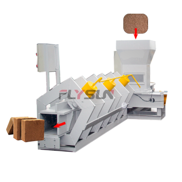 High Output 1kg Cocopeat Block Making Machine - Coconut Husk Bale Press Equipment