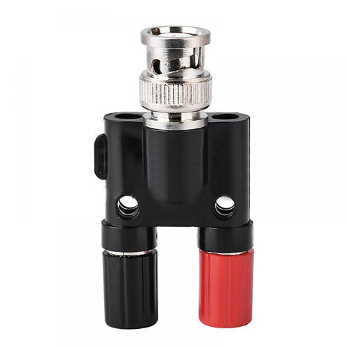 RF Coaxial Adapter BNC Male Twin Binding Post