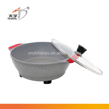 electric skillet with nonstick marble coating