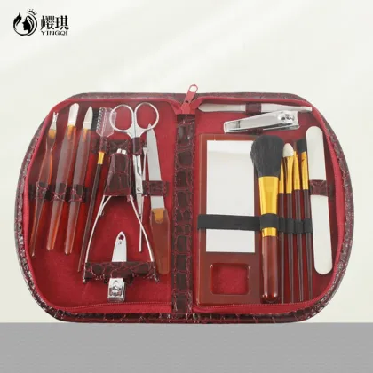 Wholesale Professional 18pcs Makeup Brush Set with Bag for Cosmetics Application