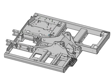 Heavy Duty Excavator Swing Frame for 10 Ton Models