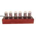 Electronic Digital Clock with Wooden Pedestal