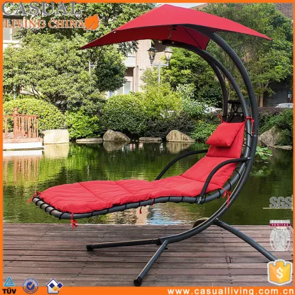 Heavy Duty Hanging Dream Lounger Chair with Arc Stand