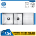 1140mm Handmade Sink Undermount Design and Drainboard