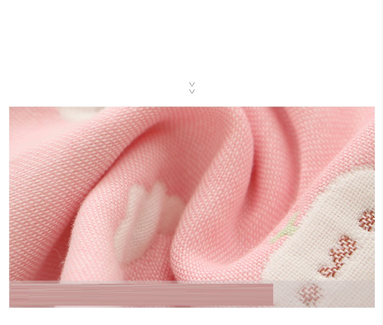 Factory direct selling six layers of children's lock edge cotton cotton children's gauze towel kindergarten water absorption face small towel (13)