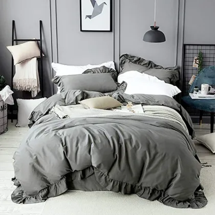 Cotton Ruffles Design Duvet Covers