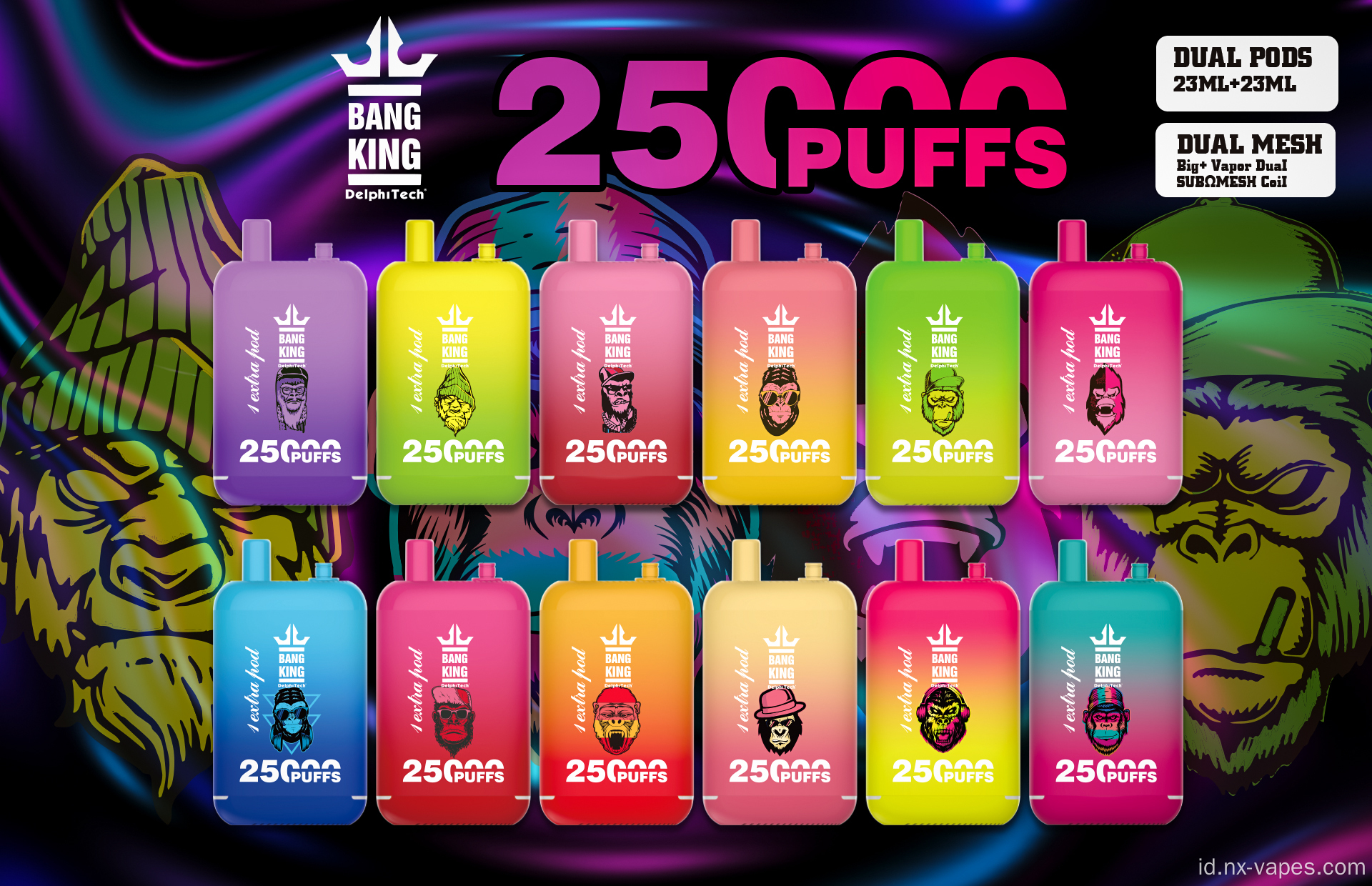 Bang king 25000 vape sekali pakai