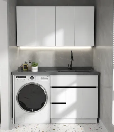 Modern Laundry Cabinet Set for Washing Machine