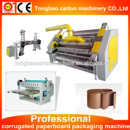 2015 hot selling single facer corrugated karton box maker