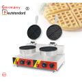 Snackmaschinen-Kegelwaffel machen doppelten Kopf