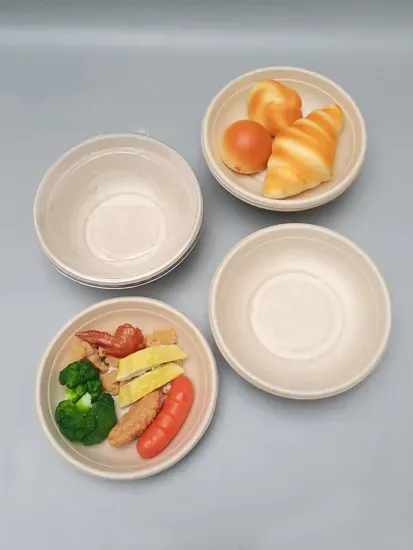 Clear Food Container with Sustainable Bamboo Pulp Design
