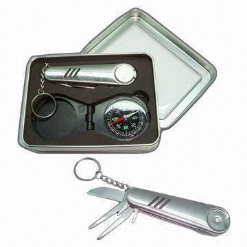 Golf Tool with Compass Set, Measures 9.2cm