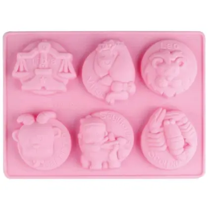 6 constellation kids funny molds silicones