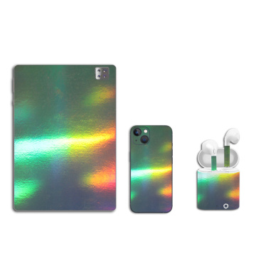 Plating Silver Magic Surface Back Sticker