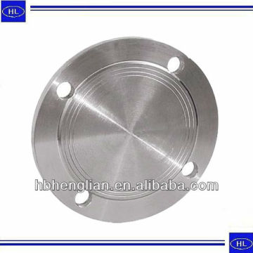 Swaged plated flange of stamping stainless steel