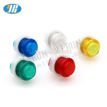 Hohe Qualität 28mm 12 V Beleuchtetes Arcade -Druckknopf mit LED -Licht