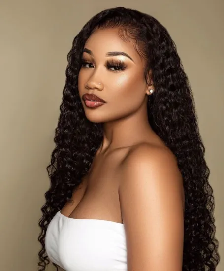 color 1b silk kinky curly hair wig Natural Color Unprocessed Brazilian Virgin Human Hair Lace Front Wig glueless hair