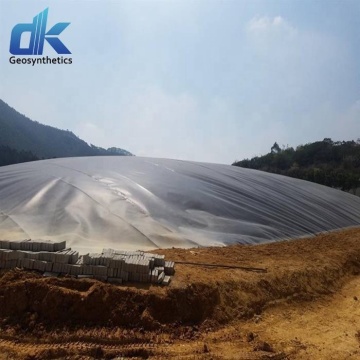 HDPE Geomembrane สำหรับหลุมฝังกลบเขื่อนและ Pond Liners