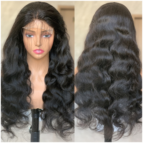 Wholesale body wave lace front human hair wig