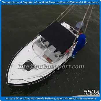 2015 Gather hot sale USA OEM 18ft fiberglass cuddy cabin boat