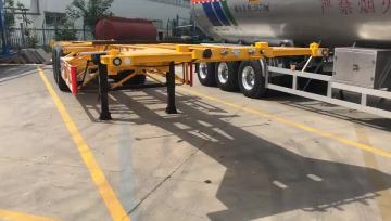 Τριάξονες Container Skeleton Semi Truck Trailer