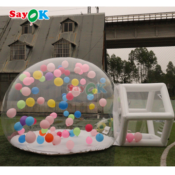 Outdoor Large Transparent PVC Tent House - Kids Blow Up Lgloo Bubble Tent