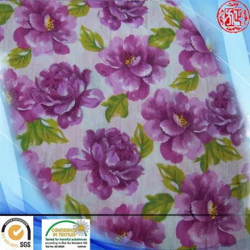 100% cotton volie printed fabric women's dress