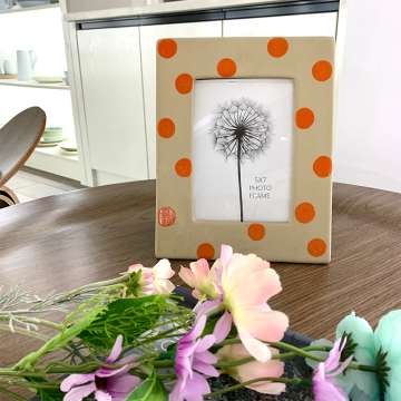 Whole-sale Ceramic Hand Stamp Photo Frame for Home or Hotel Decoration