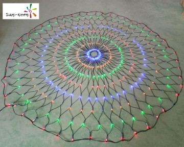 Beautiful large net led lights net lights led warm white with nice design for sale