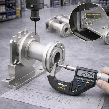Precision CNC Machining flanged hub for Transmission Systems