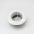 Ventilation adjustable plastic ABS disc valve outlet