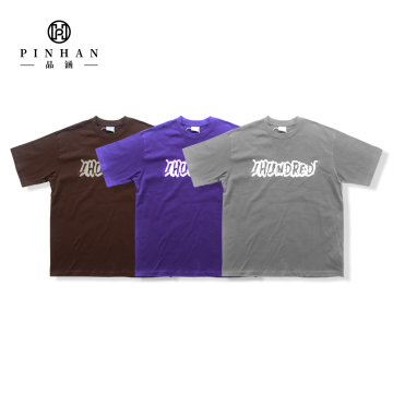 OEM Logo Custom Vintage Vintage T-Shirt Kapas untuk Lelaki