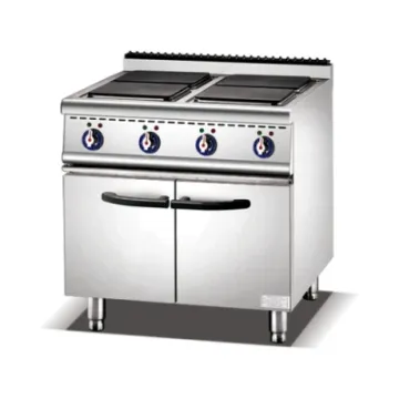 Electric 4 Hot Plate Cooker with Oven (Square)