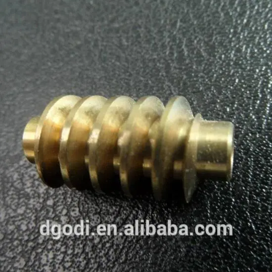 custom brass worm gear for massage chair motor