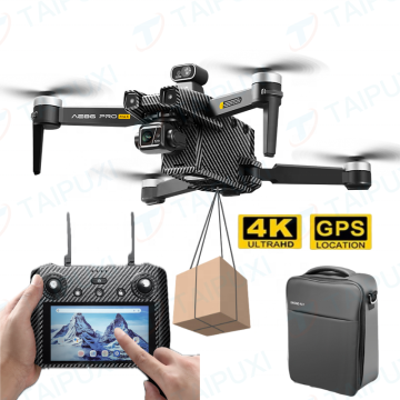 عالي الجودة AE86 Pro Max+ Plus GPS بدون طيار مع كاميرا مزدوجة 4K Ultra HD الحقيقية وقدرة الطيران على المدى الطويل