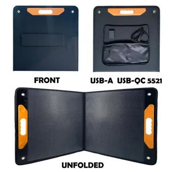 Folding solar panels 80 Wp for camping