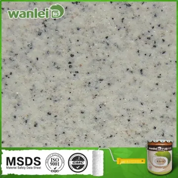 Unresisted spray exterior wall natural stone coating