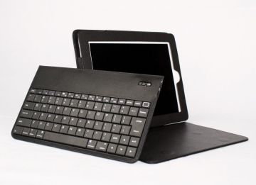 Ergonomic Design Multiple Angles 235x135mm Abs Materia Ipad2 Bluetooth Keyboard Case