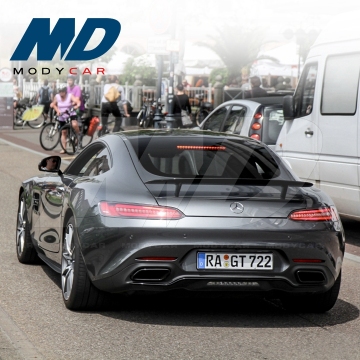 GTS Style Carbon Fiber Rear Spoiler Compatible with 2015-2016 MERCEDES BENZ AMG GT