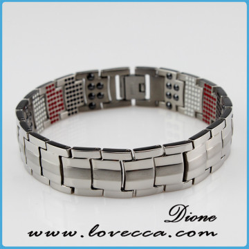 Custom logo bio helath magnetic bracelet,magnetic bio healing bracelet
