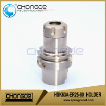 HSK63A-ER25-80 Portaherramientas CNC de ultra precisión