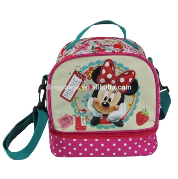 2017 Cute Cartoon wholesale lunch bag for girl kids