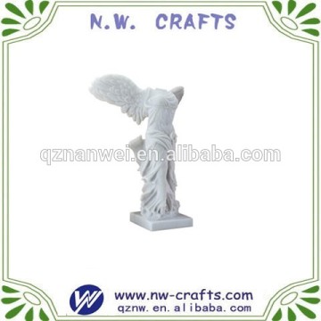 Polyresin marble finish resin Nike of Samothrace statue