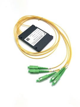 PLC 1*4 ABS BOX splitter sc apc connector