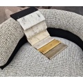 Tissu d'ameublement doux et contemporain en velours hollandais