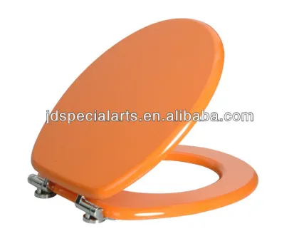 MDF orange Toilet seat cover
