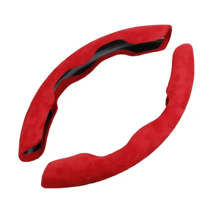 Custom Multi-Colored Imported Suede Car Steering Wheel Covers