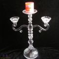 Decorative Clear Glass Candle Holder