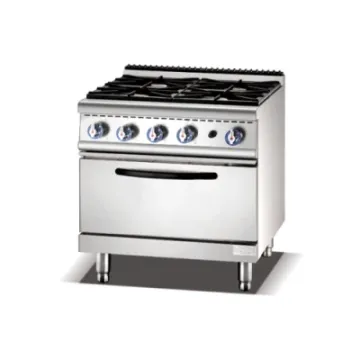 Commercial Kitchen Equipment Stainless Steel Burner Gas Ranges