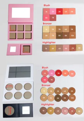 Vegan Waterproof Face Contouring Compact Palette - Custom Logo Bronzer Powder